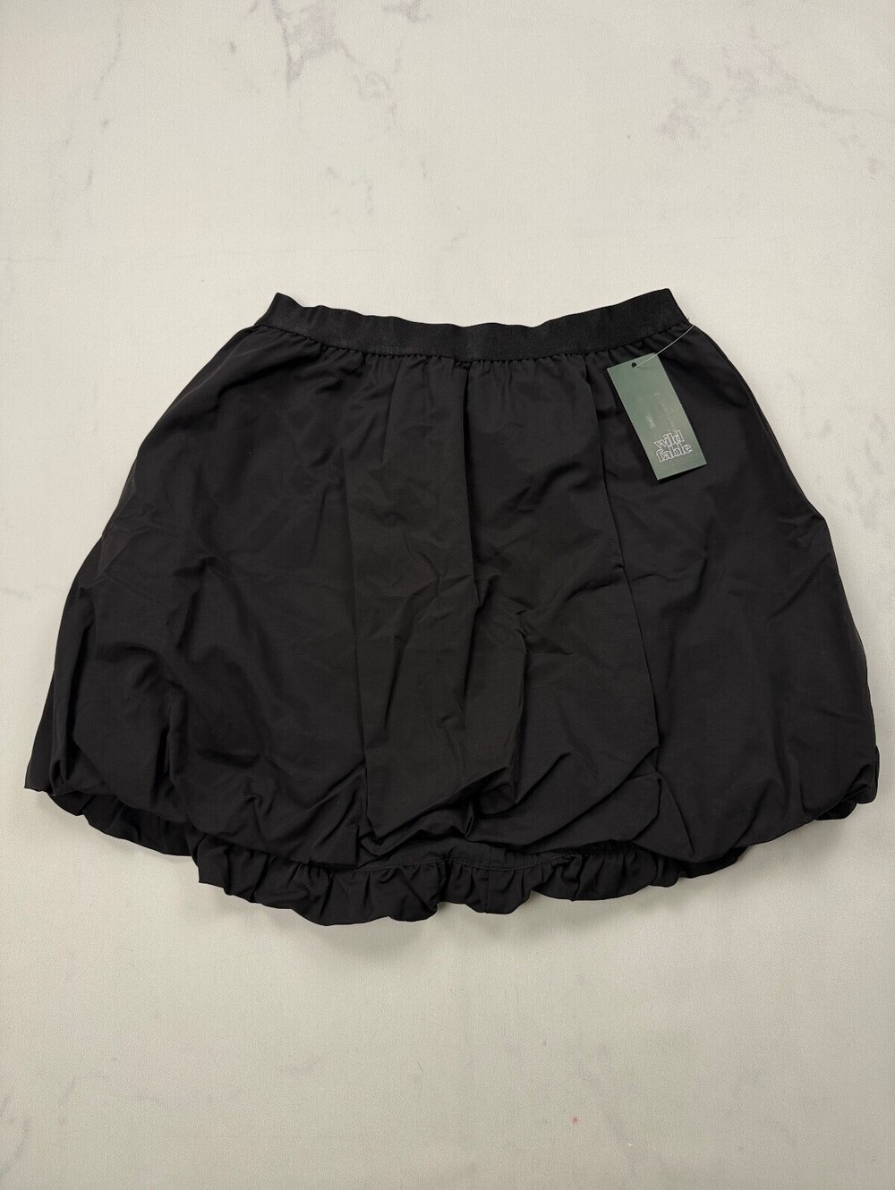 Wild Fable Balloon Skirt Black Modern Classic Standout Style - Womens S